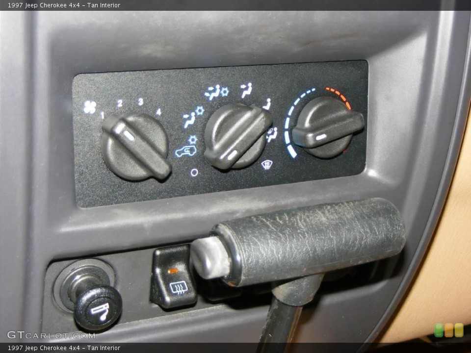 Tan Interior Controls for the 1997 Jeep Cherokee 4x4 #17711200