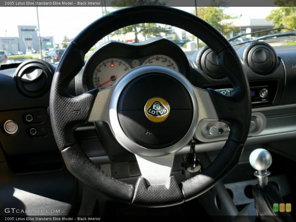 Black Interior Steering Wheel for the 2005 Lotus Elise  #17749724