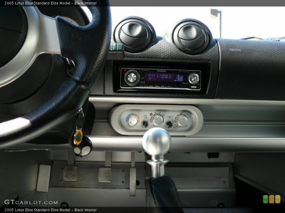 Black Interior Controls for the 2005 Lotus Elise  #17749736