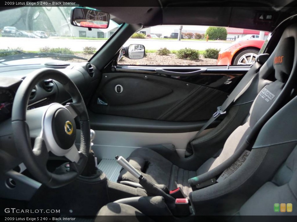 Black Interior Photo for the 2009 Lotus Exige S 240 #17770210