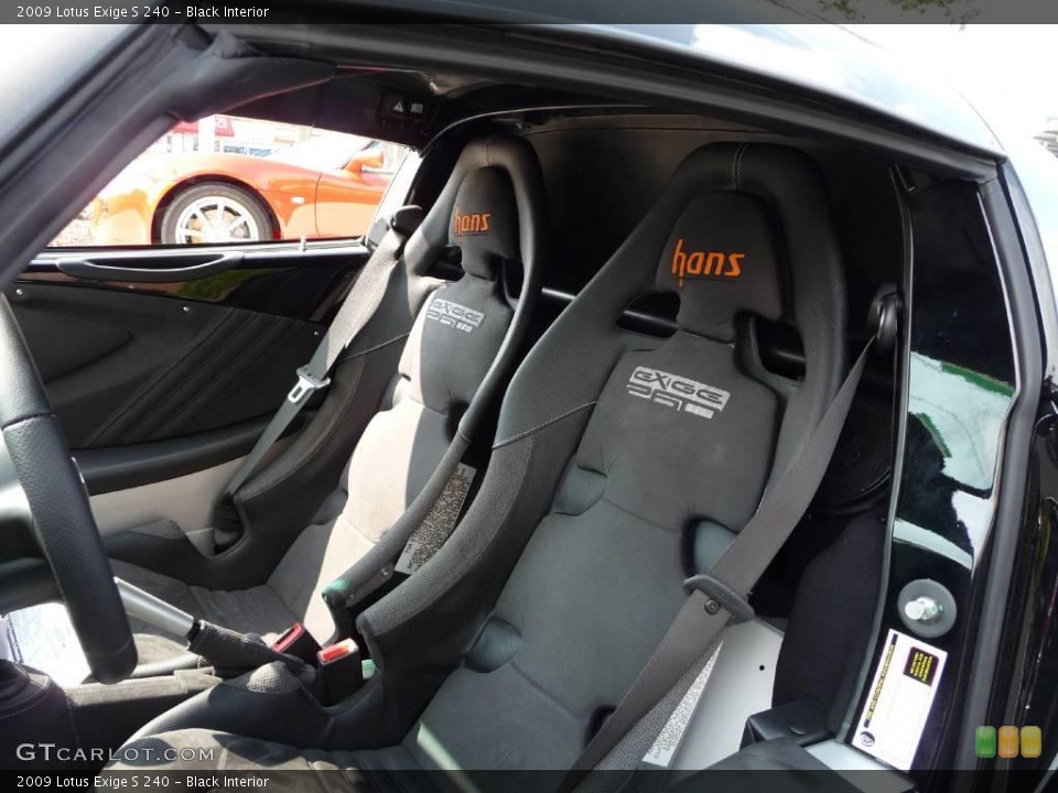 Black Interior Photo for the 2009 Lotus Exige S 240 #17770251
