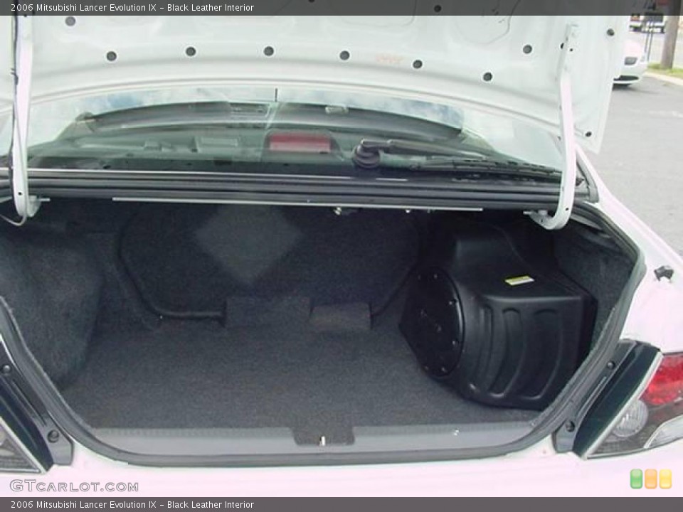 Black Leather Interior Trunk for the 2006 Mitsubishi Lancer Evolution IX #17775340
