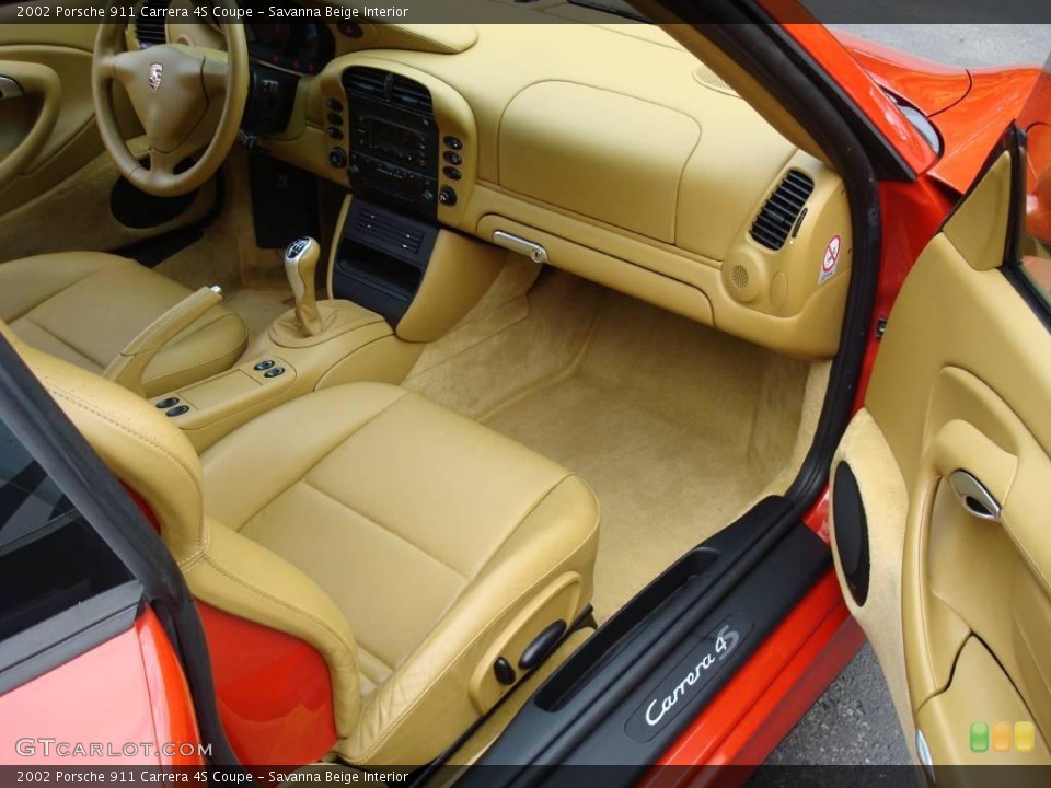 Savanna Beige Interior Photo for the 2002 Porsche 911 Carrera 4S Coupe #17778620