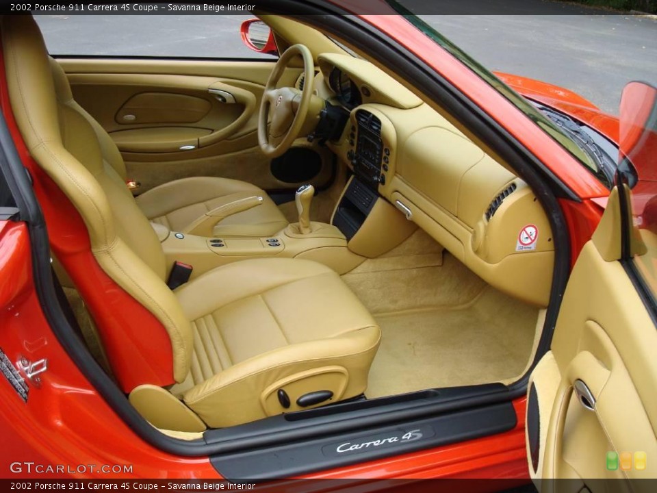 Savanna Beige Interior Photo for the 2002 Porsche 911 Carrera 4S Coupe #17778664