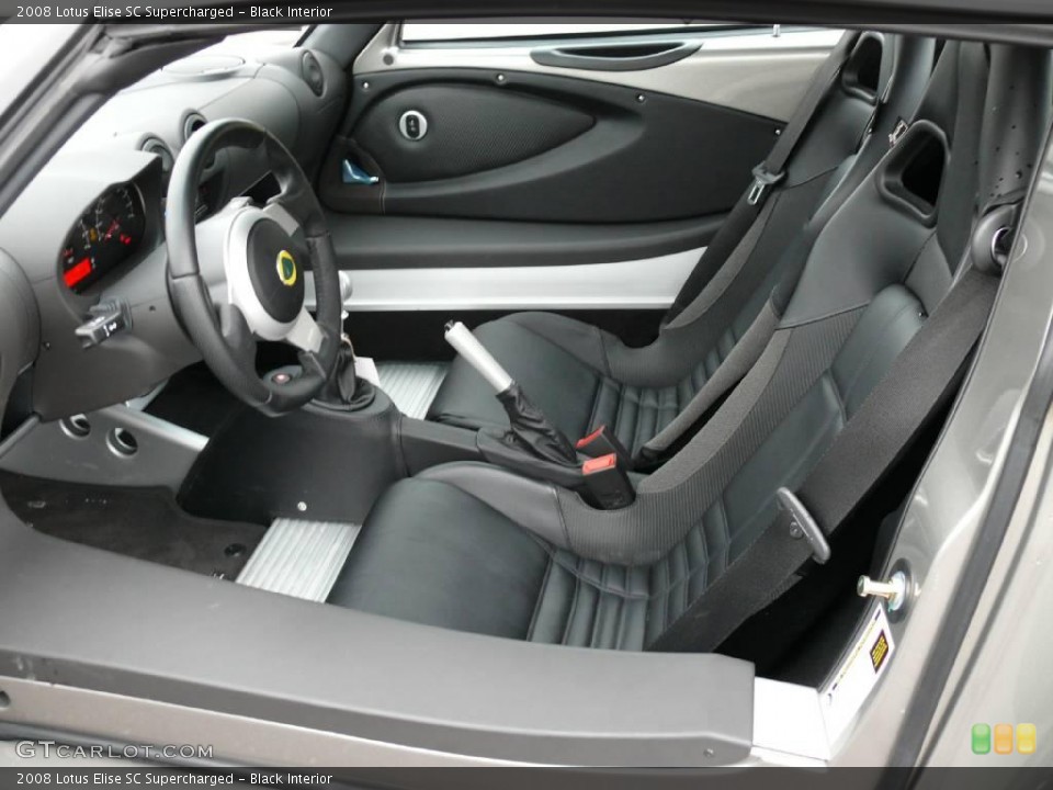 Black Interior Prime Interior for the 2008 Lotus Elise SC Supercharged #1784784