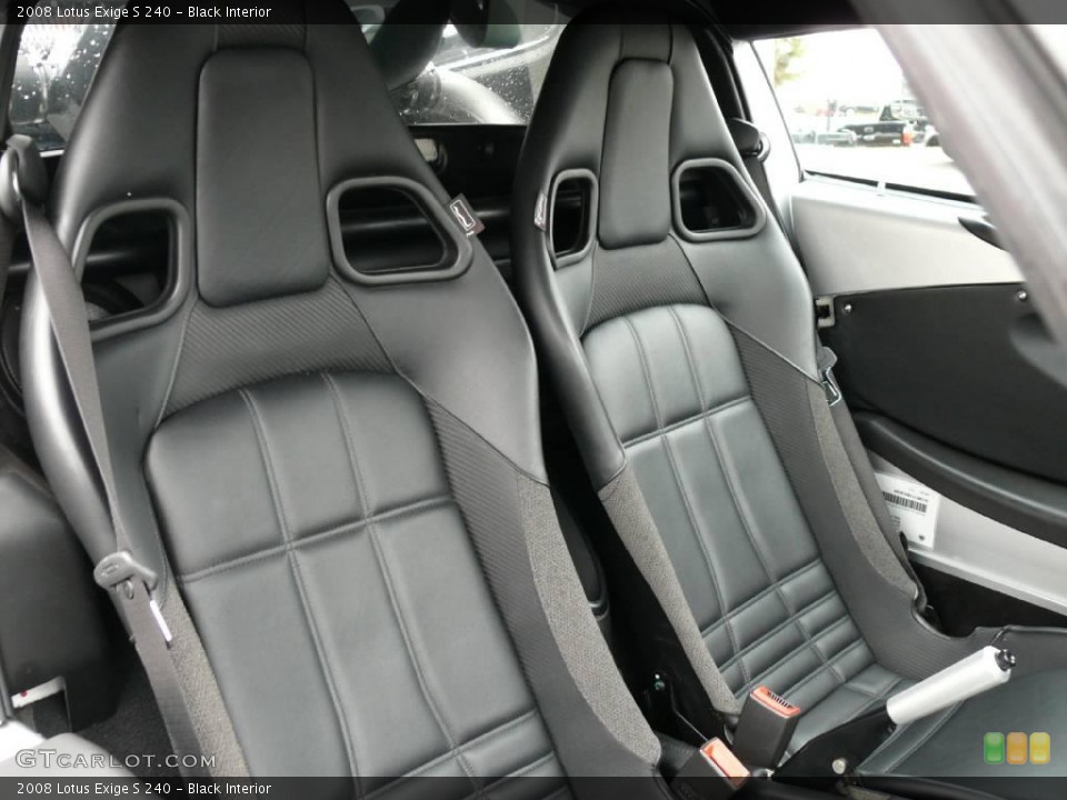 Black Interior Photo for the 2008 Lotus Exige S 240 #1784981
