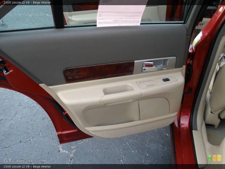 Beige Interior Door Panel for the 2006 Lincoln LS V8 #17870830