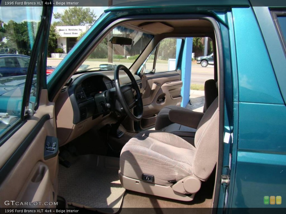 Beige 1996 Ford Bronco Interiors