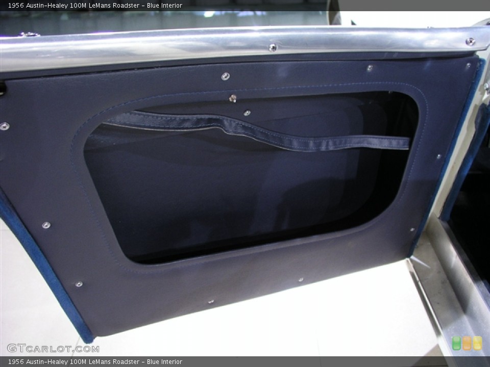 Blue Interior Door Panel for the 1956 Austin-Healey 100M LeMans Roadster #180156