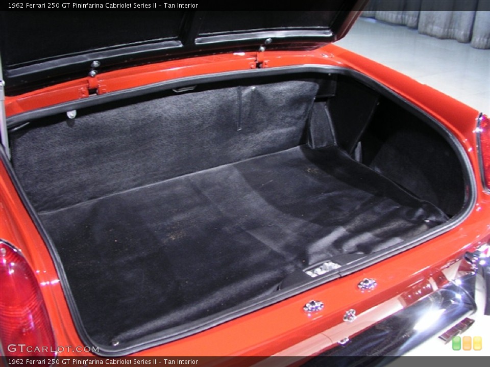 Tan Interior Trunk for the 1962 Ferrari 250 GT Pininfarina Cabriolet Series II #180323