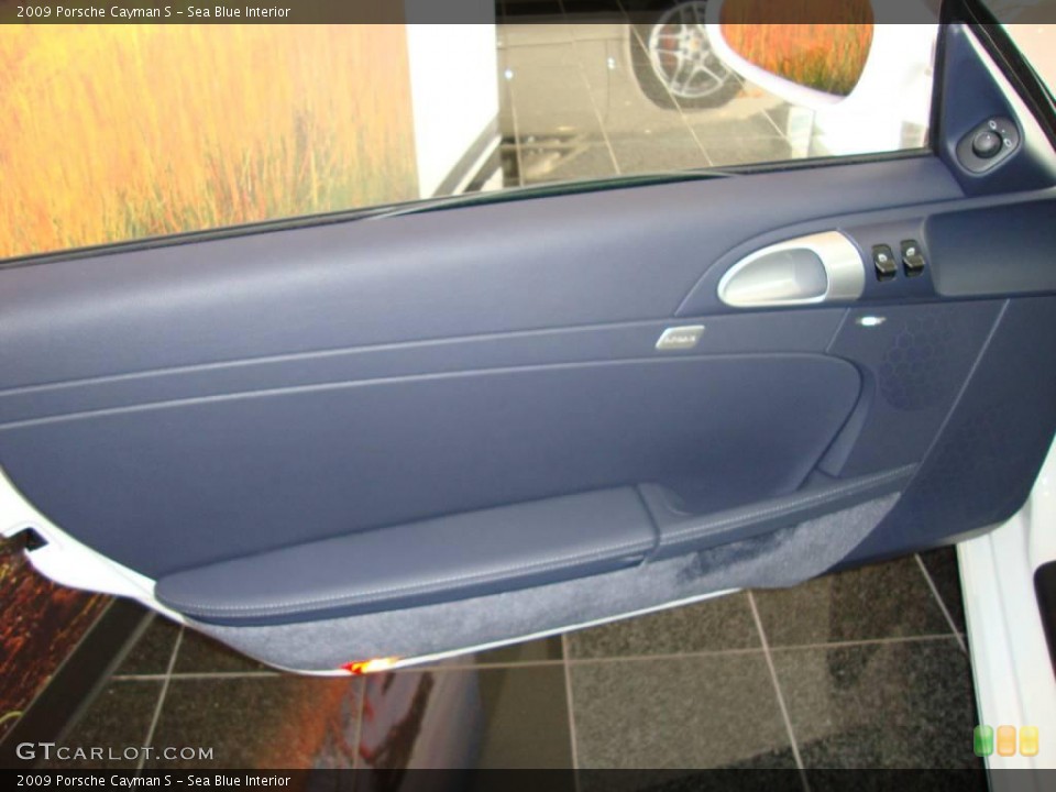 Sea Blue Interior Door Panel for the 2009 Porsche Cayman S #18041172