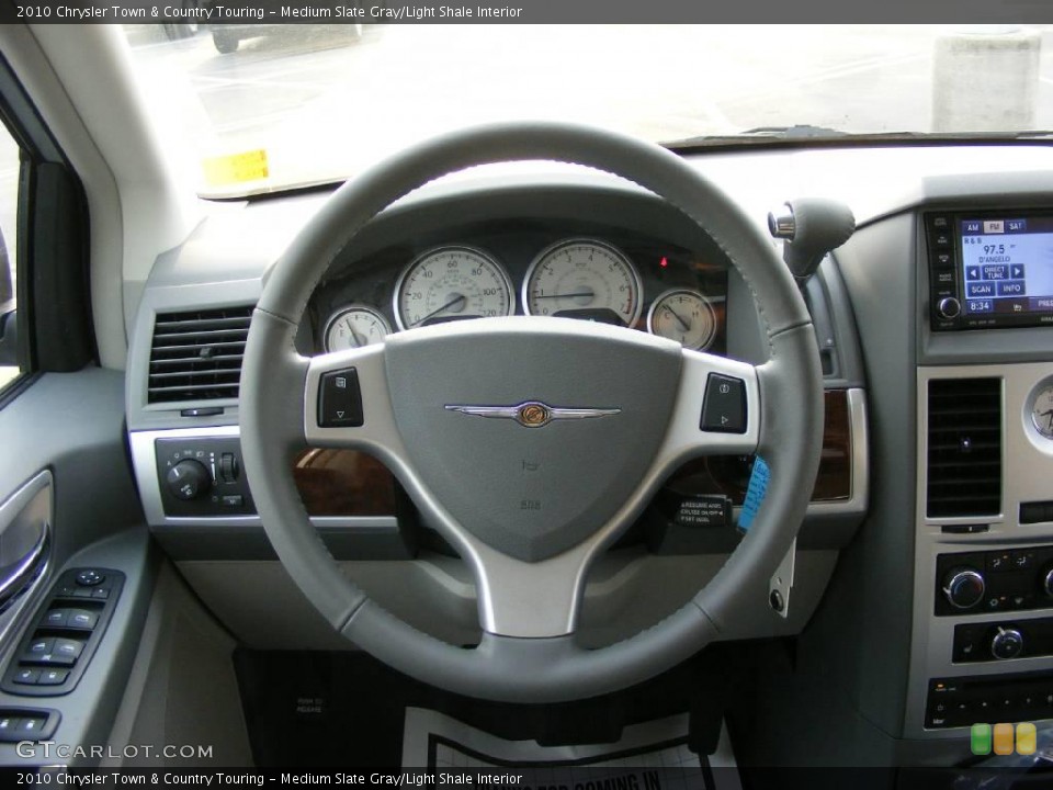 Medium Slate Gray/Light Shale Interior Steering Wheel for the 2010 Chrysler Town & Country Touring #18057558