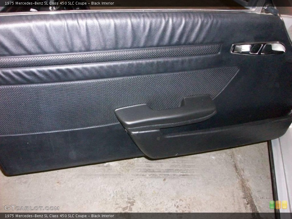 Black Interior Door Panel for the 1975 Mercedes-Benz SL Class 450 SLC Coupe #18062442