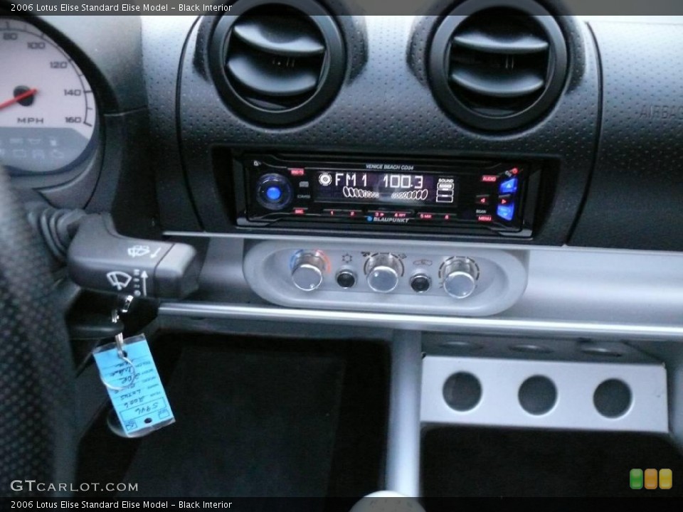 Black Interior Controls for the 2006 Lotus Elise  #1809925