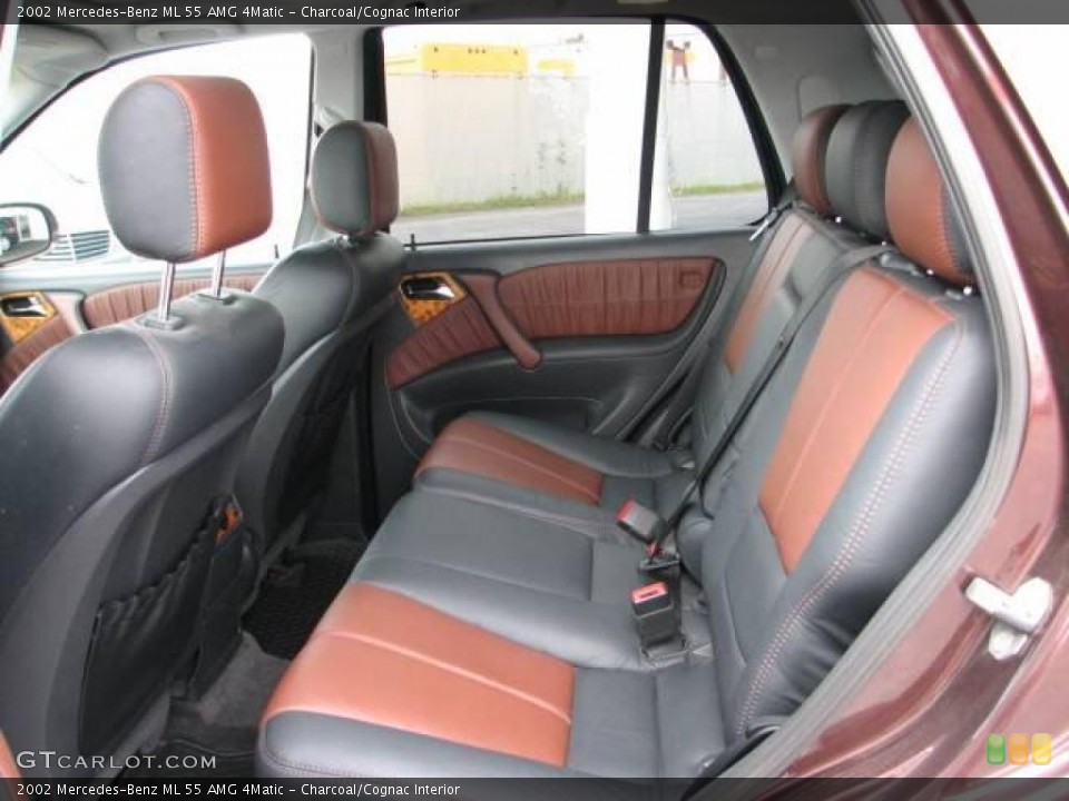 Charcoal/Cognac Interior Rear Seat for the 2002 Mercedes-Benz ML 55 AMG 4Matic #18134135