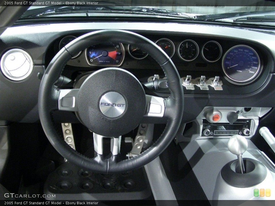 Ebony Black Interior Dashboard for the 2005 Ford GT  #181647