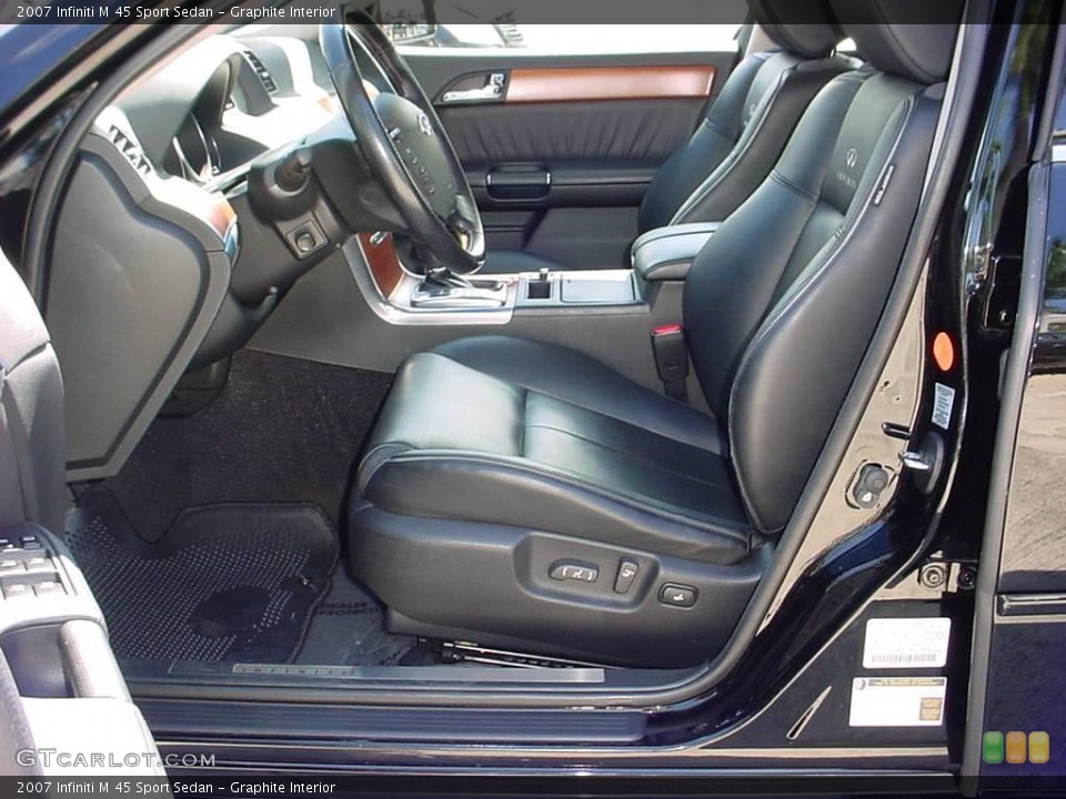 Graphite Interior Photo for the 2007 Infiniti M 45 Sport Sedan #18192471