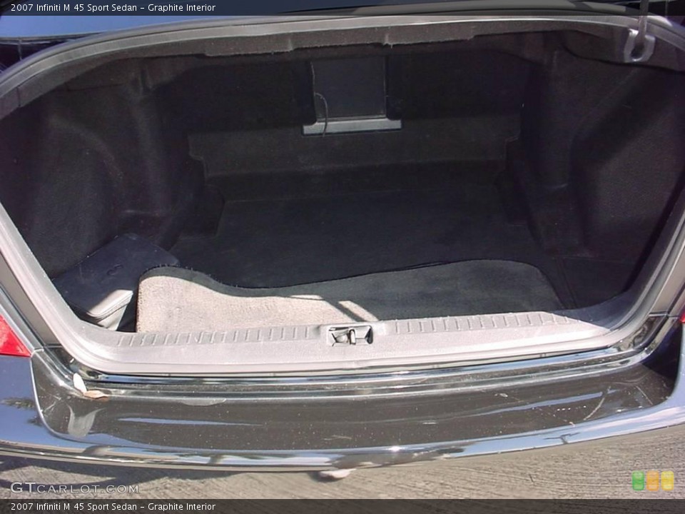 Graphite Interior Trunk for the 2007 Infiniti M 45 Sport Sedan #18192583
