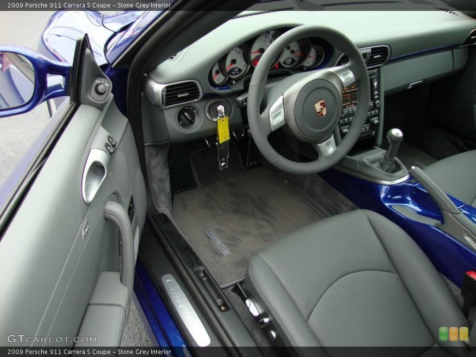 Stone Grey Interior Photo for the 2009 Porsche 911 Carrera S Coupe #18206629