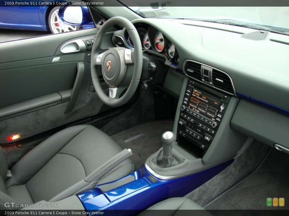 Stone Grey Interior Photo for the 2009 Porsche 911 Carrera S Coupe #18206653