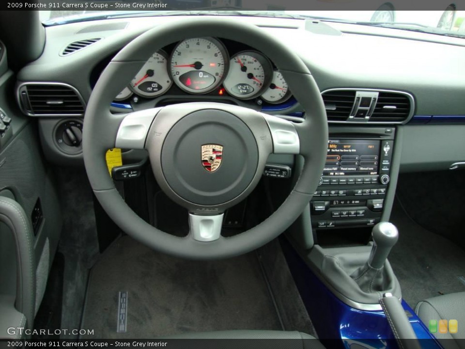 Stone Grey Interior Dashboard for the 2009 Porsche 911 Carrera S Coupe #18206685