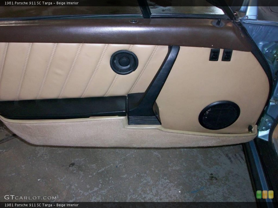 Beige Interior Door Panel for the 1981 Porsche 911 SC Targa #18312933