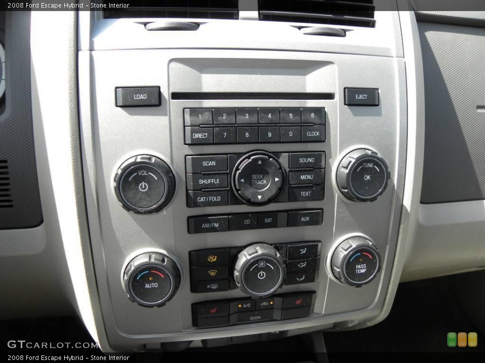 Stone Interior Controls for the 2008 Ford Escape Hybrid #18410701