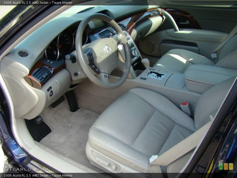 Taupe Interior Prime Interior for the 2006 Acura RL 3.5 AWD Sedan #18606713