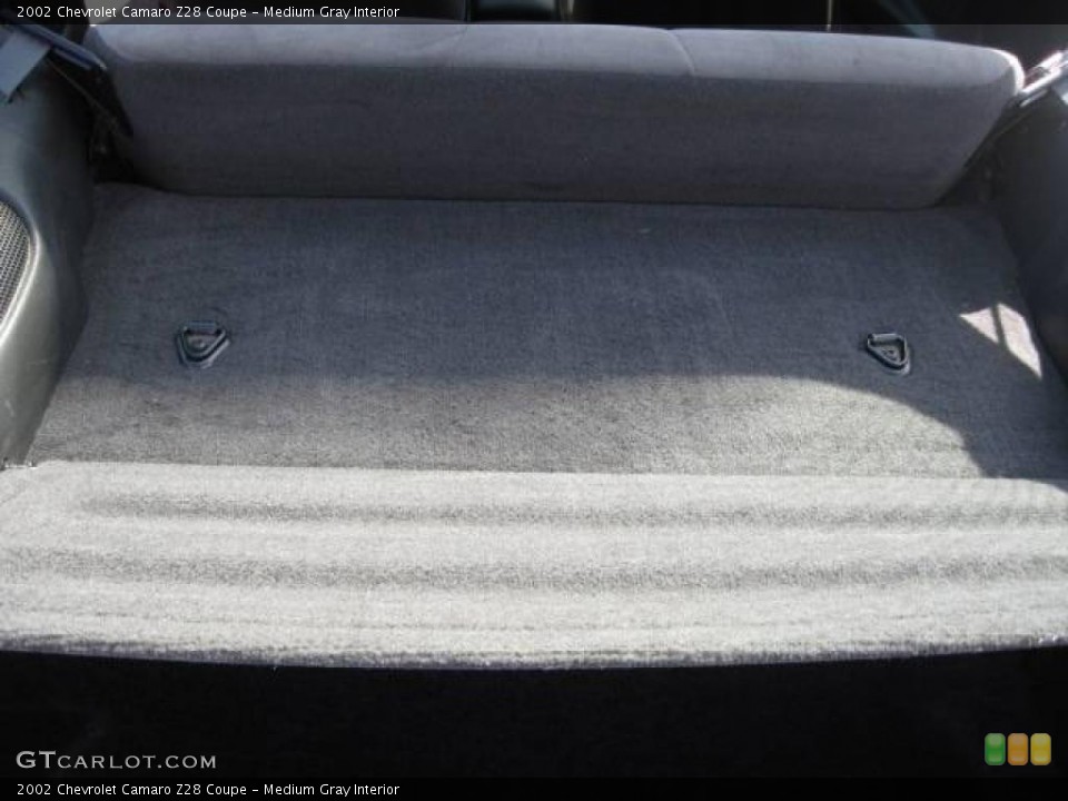 Medium Gray Interior Trunk for the 2002 Chevrolet Camaro Z28 Coupe #18648142