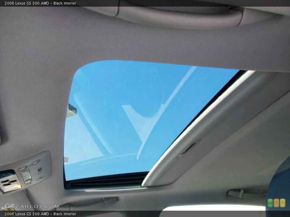 Black Interior Sunroof for the 2006 Lexus GS 300 AWD #1868509