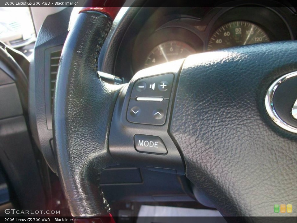 Black Interior Controls for the 2006 Lexus GS 300 AWD #1868524