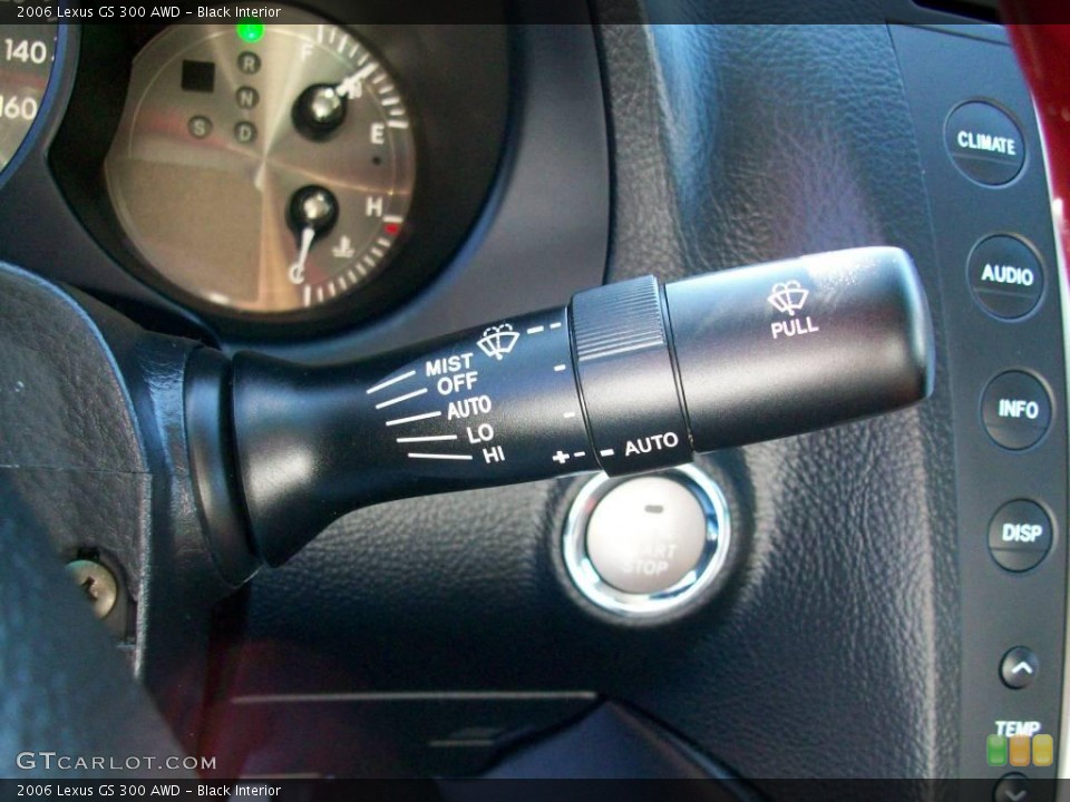 Black Interior Controls for the 2006 Lexus GS 300 AWD #1868549