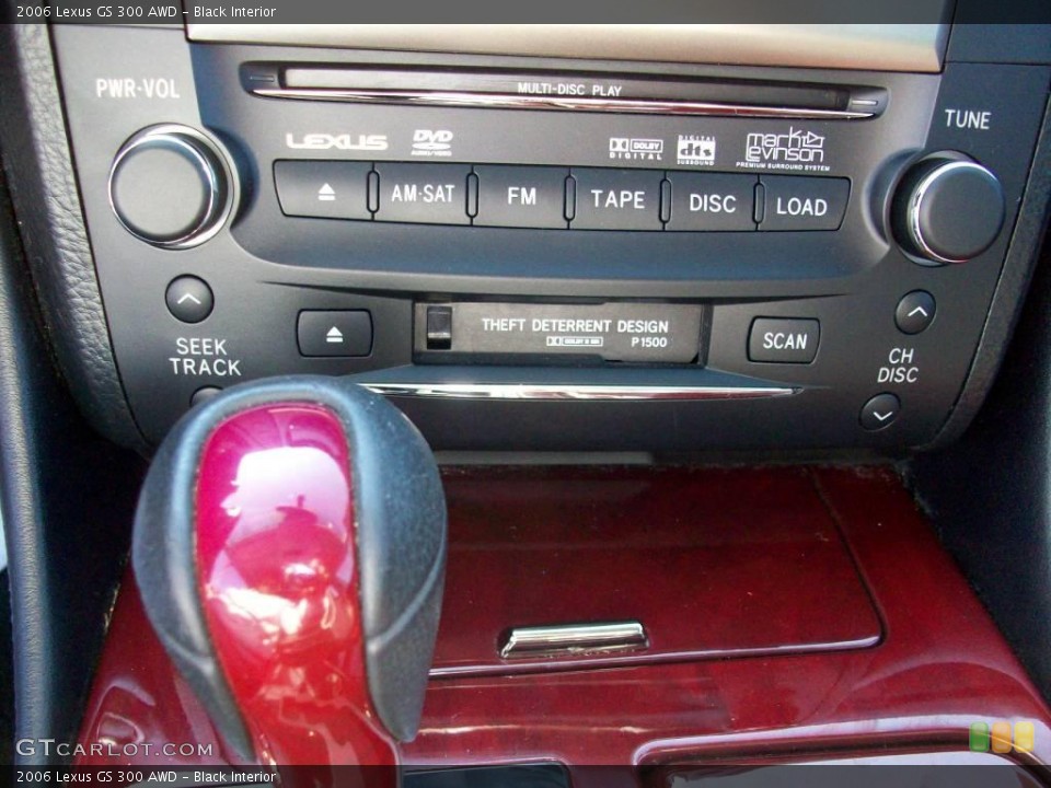 Black Interior Controls for the 2006 Lexus GS 300 AWD #1868584