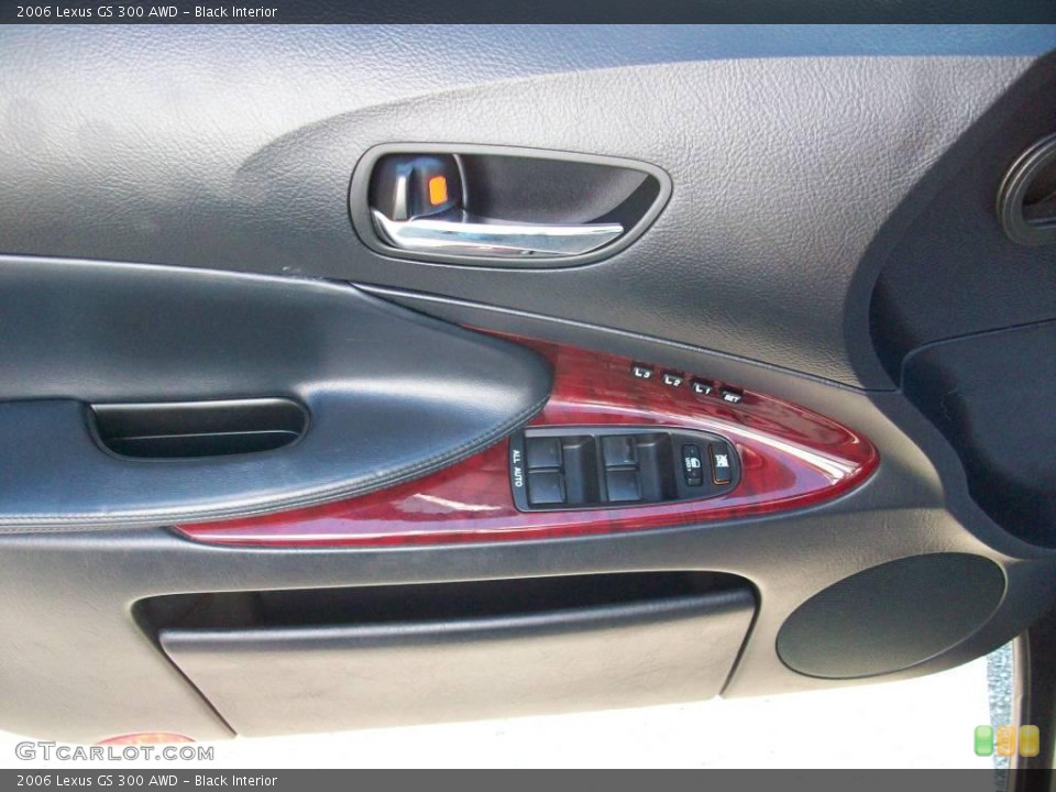 Black Interior Controls for the 2006 Lexus GS 300 AWD #1868619