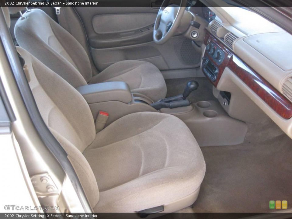 Sandstone Interior Front Seat for the 2002 Chrysler Sebring LX Sedan #18866704