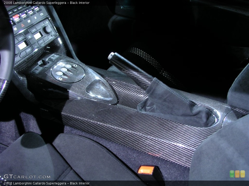 Black Interior Photo for the 2008 Lamborghini Gallardo Superleggera #189522