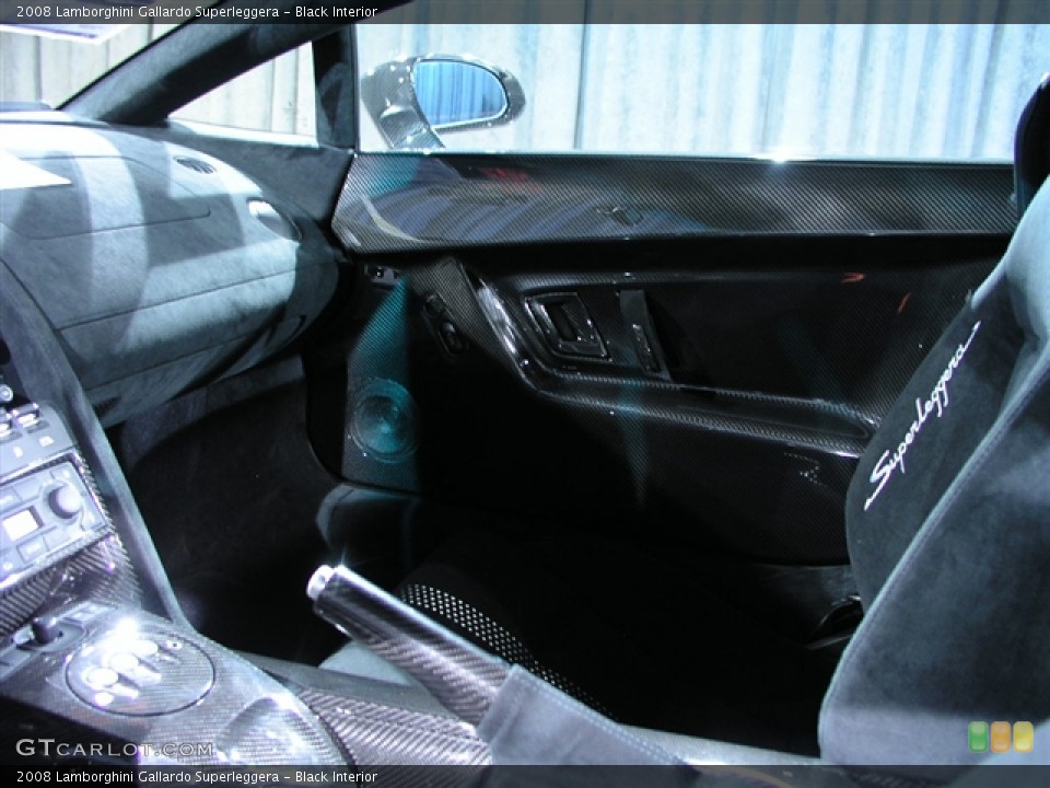 Black Interior Photo for the 2008 Lamborghini Gallardo Superleggera #189529