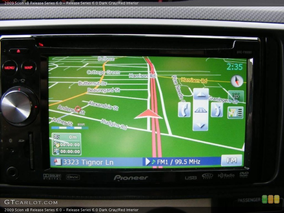 Release Series 6.0 Dark Gray/Red Interior Navigation for the 2009 Scion xB Release Series 6.0 #19045839
