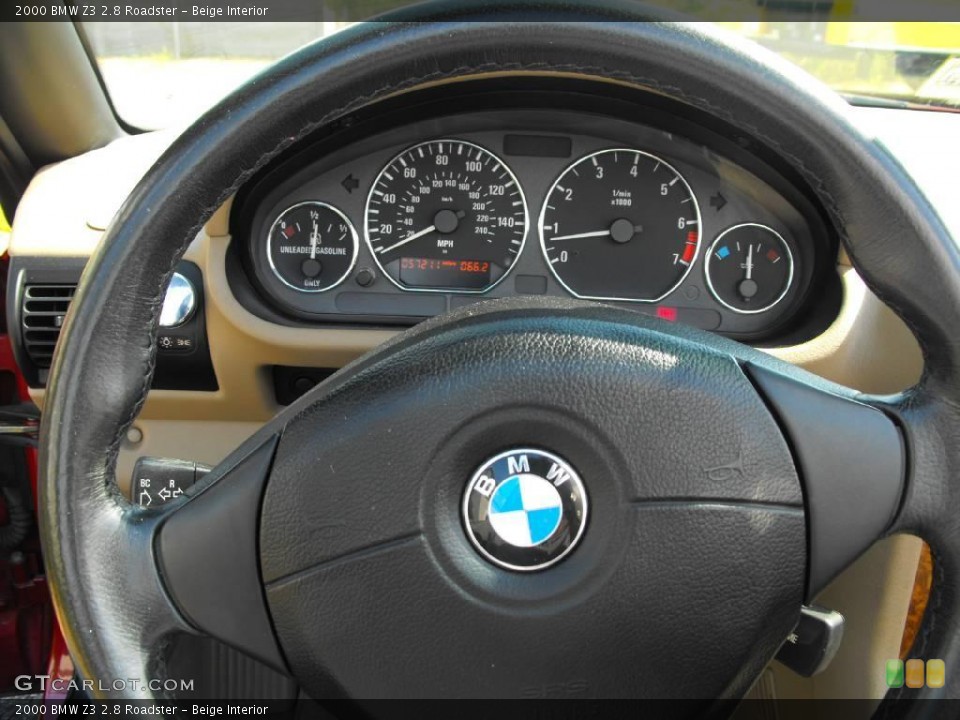 Beige Interior Steering Wheel for the 2000 BMW Z3 2.8 Roadster #19095839