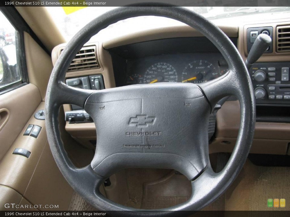 Beige Interior Steering Wheel for the 1996 Chevrolet S10 LS Extended Cab 4x4 #19117978