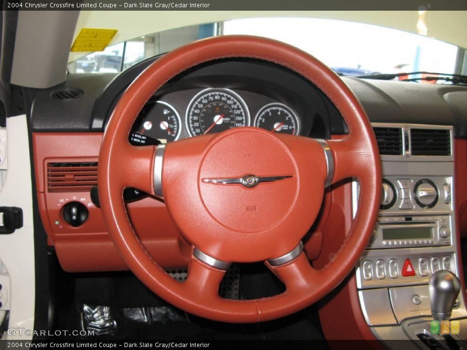 Dark Slate Gray/Cedar Interior Dashboard for the 2004 Chrysler Crossfire Limited Coupe #19230312