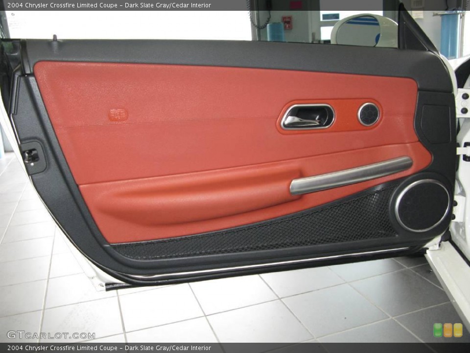 Dark Slate Gray/Cedar Interior Door Panel for the 2004 Chrysler Crossfire Limited Coupe #19230608