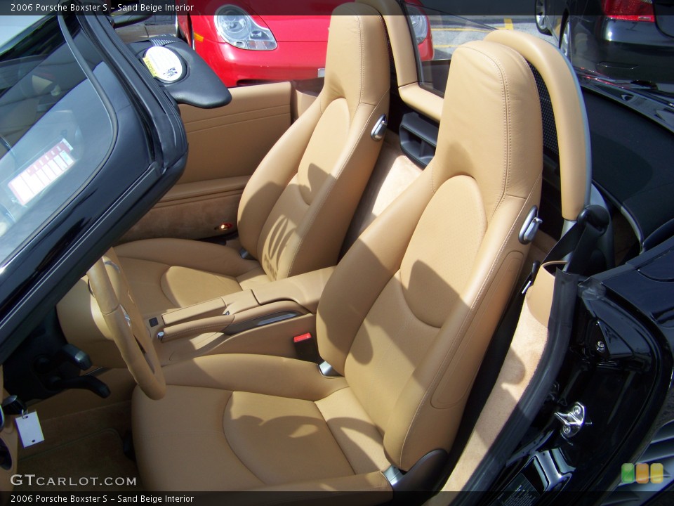 Sand Beige Interior Photo for the 2006 Porsche Boxster S #192330