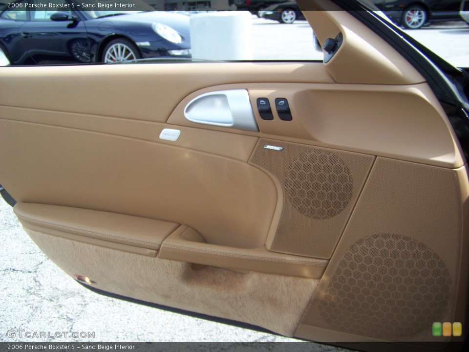 Sand Beige Interior Door Panel for the 2006 Porsche Boxster S #192365