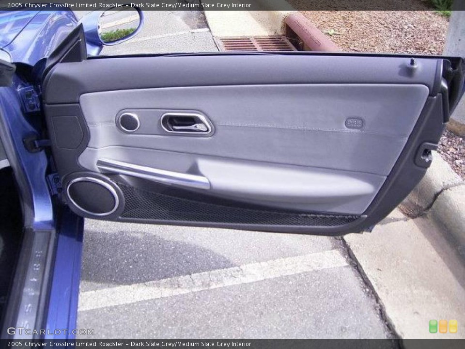 Dark Slate Grey/Medium Slate Grey Interior Door Panel for the 2005 Chrysler Crossfire Limited Roadster #19296275