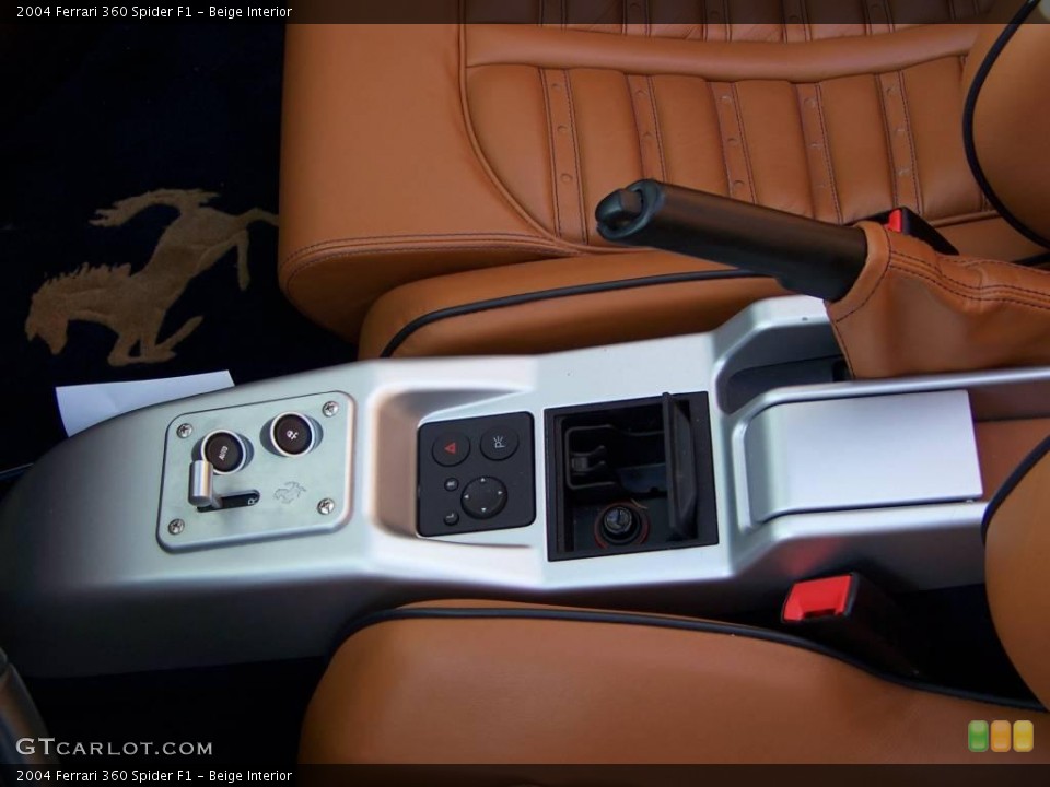 Beige Interior Controls for the 2004 Ferrari 360 Spider F1 #19398860