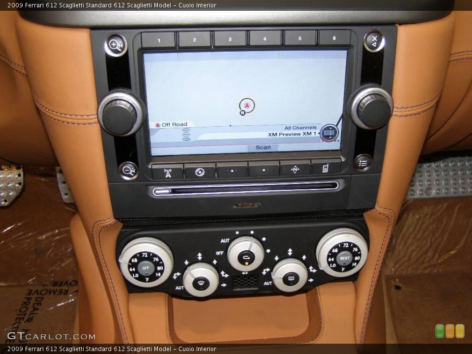 Cuoio Interior Controls for the 2009 Ferrari 612 Scaglietti  #19409229