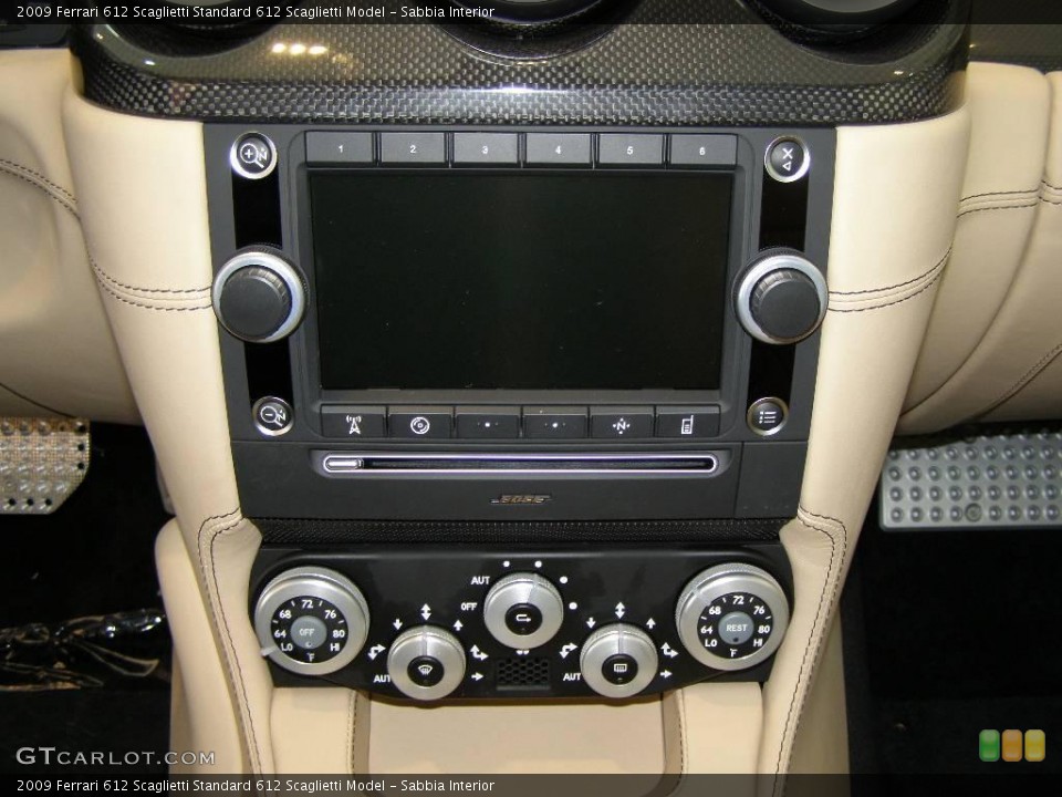 Sabbia Interior Controls for the 2009 Ferrari 612 Scaglietti  #19409286