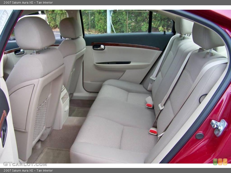 Tan Interior Rear Seat for the 2007 Saturn Aura XE #19445226