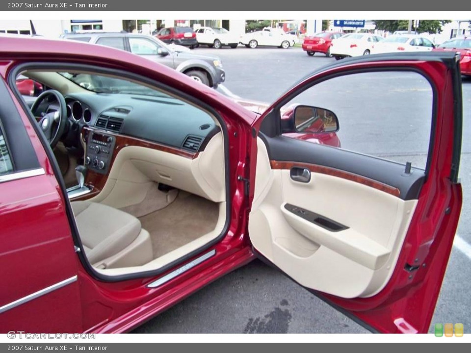 Tan Interior Door Panel for the 2007 Saturn Aura XE #19445294